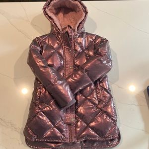 Appaman girls warm pink puffer jacket